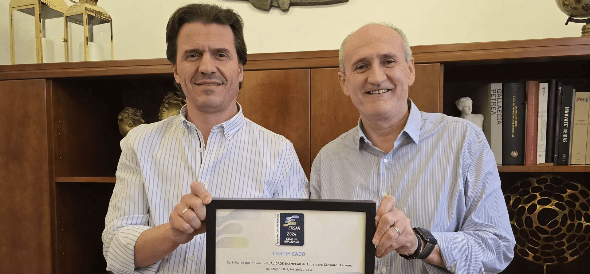 Câmara Municipal distinguida com o Selo de Qualidade Exemplar de água para Consumo Humano