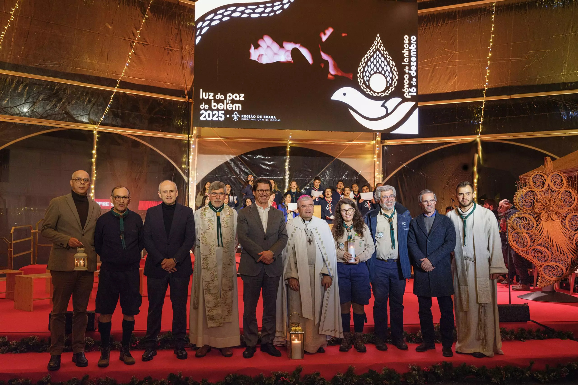 Póvoa de Lanhoso celebra a chegada da Luz da Paz de Belém