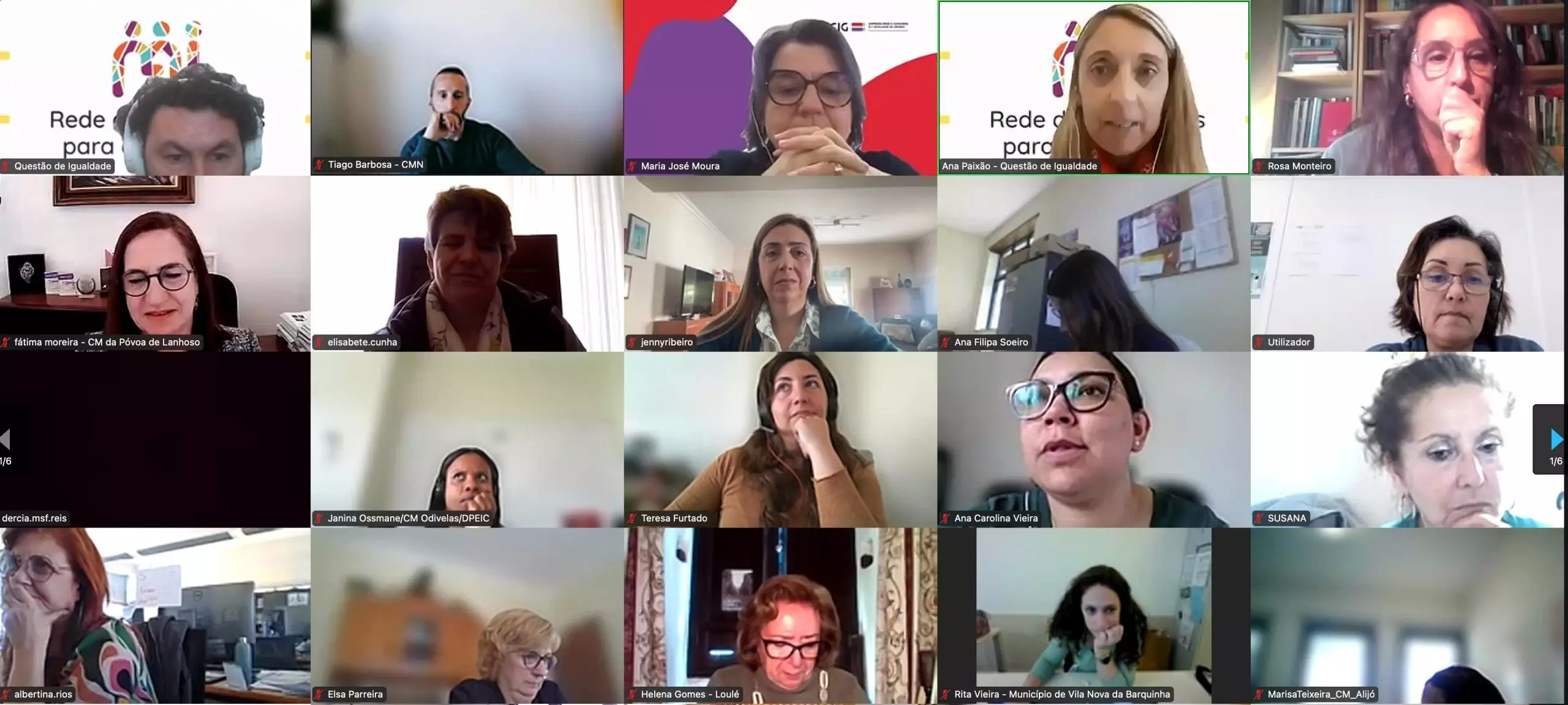 Webinar “Género e Participação Cívica e Política”