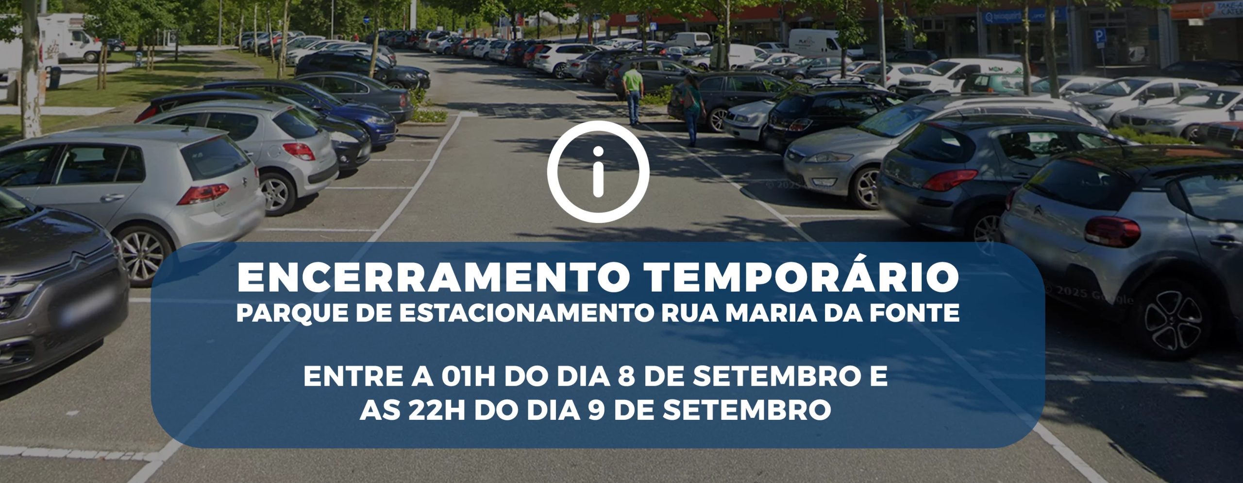 Trabalhos no Parque de Estacionamento da Rua Maria da Fonte