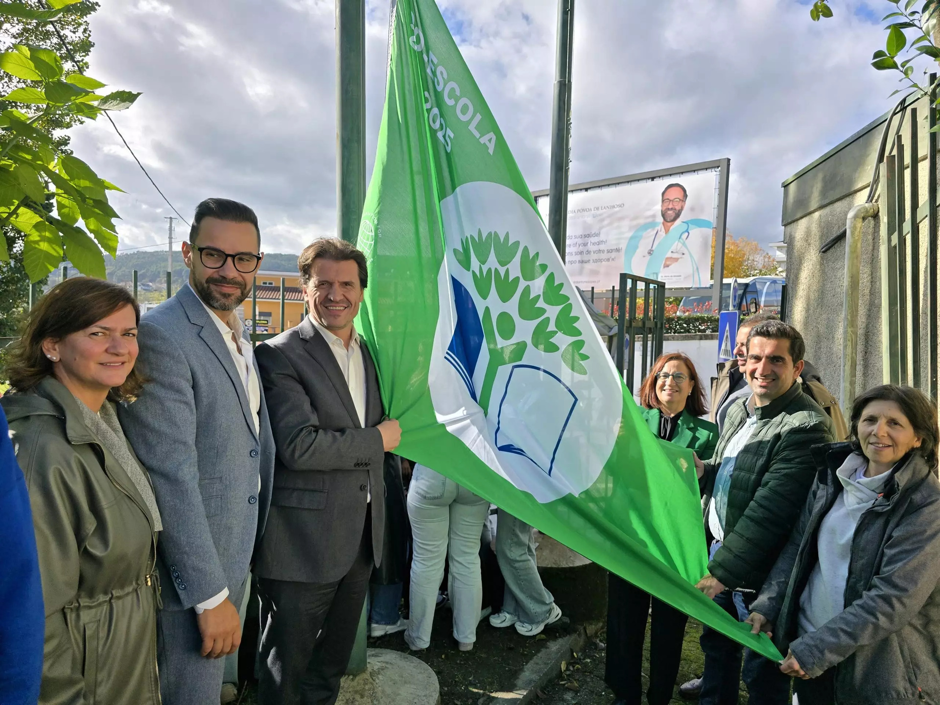 Póvoa de Lanhoso continua a ser um Município 100% Eco-Escolas – hasteadas as Bandeiras Eco-Es...
