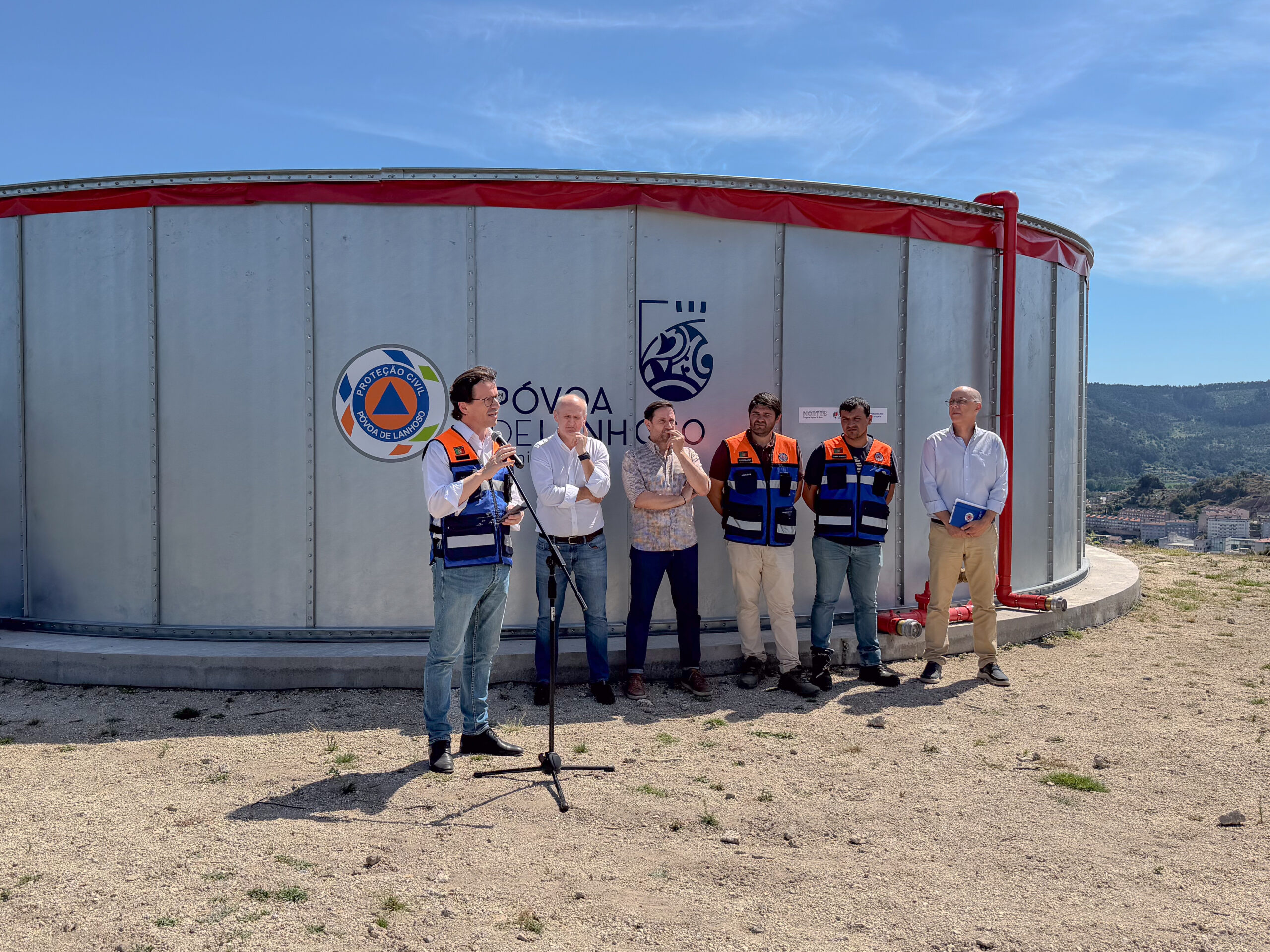 Póvoa de Lanhoso inaugurou dois pontos de abastecimento de água para meios aéreos